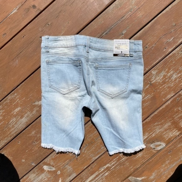 Denim Bermuda Distressed Jean Shorts - Picture 7 of 7